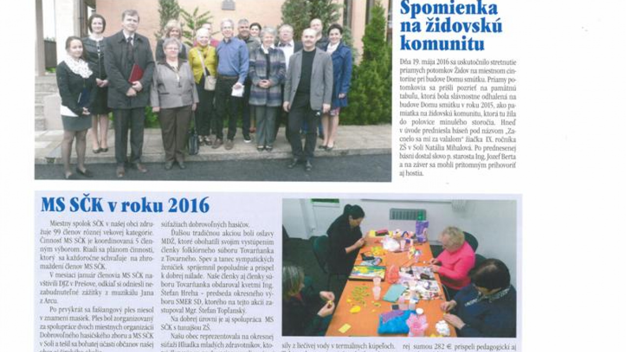 Solianske noviny 2016 