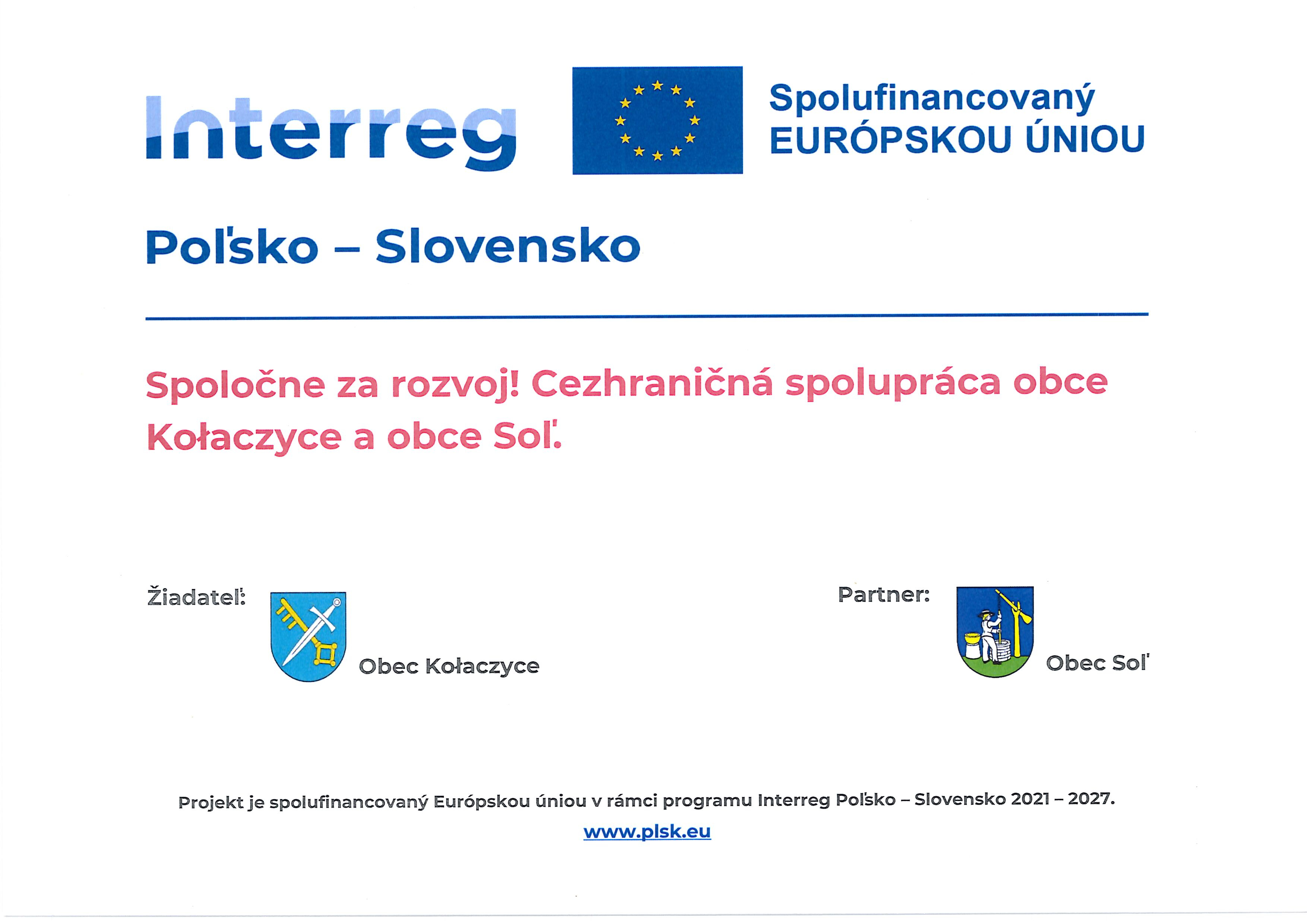 Plagát spoločne za rozvoj
