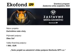 Fotka - Zastavme sršňa ázijského 2024