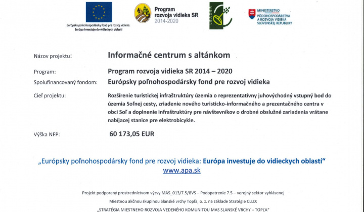 Fotka - Informačné centrum s altánkom