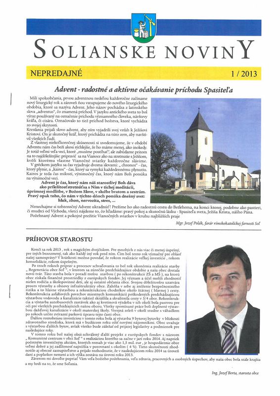 Solianske noviny 2013-1